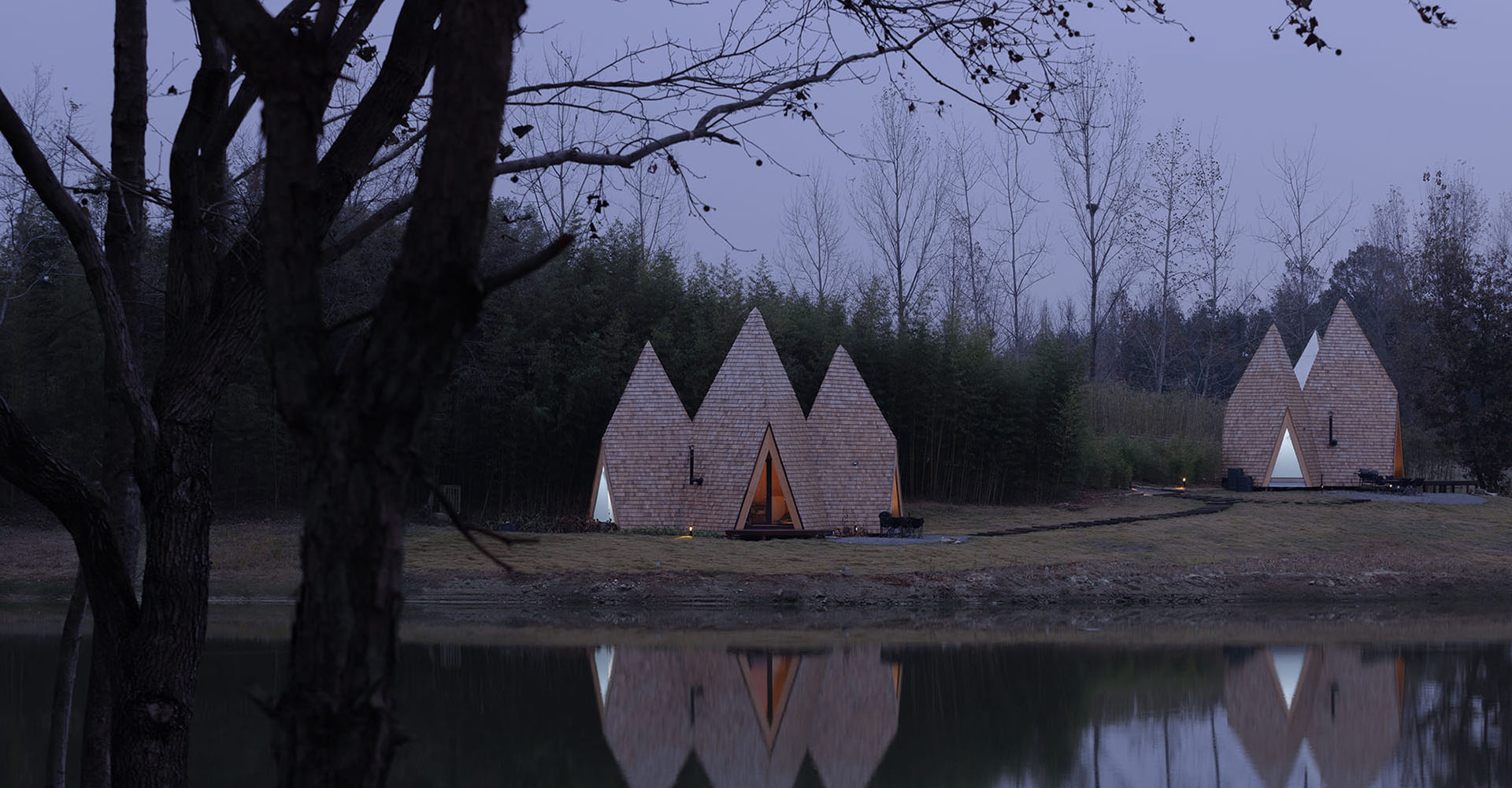 The Sprite Cabin - в Китае появились сборные минидома кристаллической формы для отдыха на природе