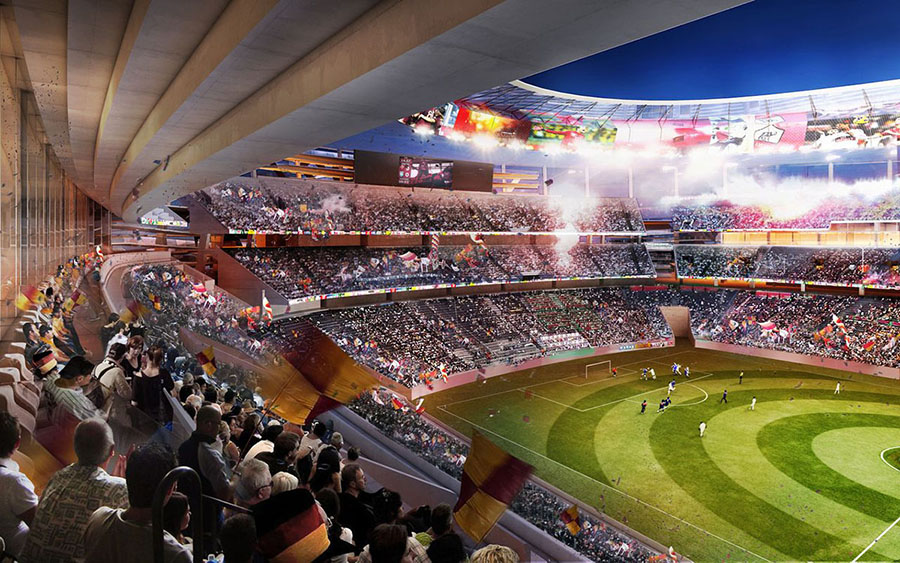 Футбольные стадионы будущего. Какие арены строят себе топ-клубы Европы? Стадионы Италии.