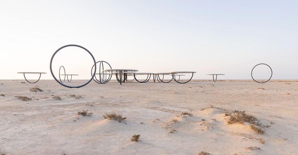 Катар живет не только футболом - в Дохе появилась новая инсталляция Олафура Элиассона