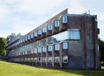 Студенческое общежитие Сент-Эндрюсского университета. Сент-Эндрюс, Шотландия (1964-1967 гг.). Джеймс Стерлинг (Стирилнг) 