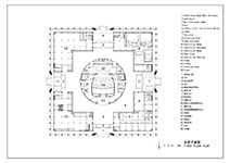 Мусульманский культурный центр. План 1 этажа. Изображение: archdaily.com