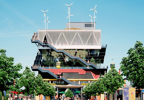 Голландский павильон на Экспо 2000 в Ганновере 