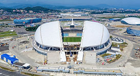 "Фишт" - стадион с подвижной крышей в Сочи