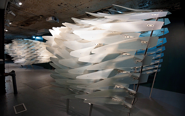 Кинетическая инсталляция "Риф" - уникальный пример синтеза искусства и новых технологий