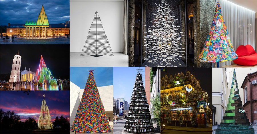 ТОП-10 самых креативных новогодних елок мира