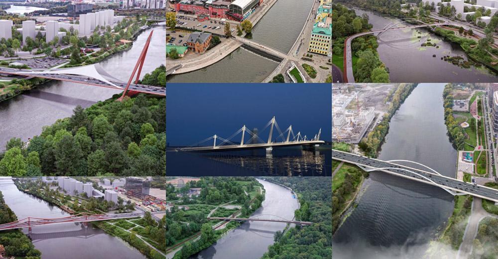 В Москве будут построены семь новых мостов