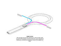 Пассажирско-грузовая система Hyperloop, схема. Изображение: designboom.com