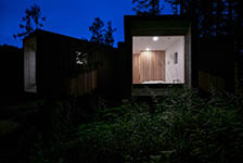 Одноэтажный частный дом. House in the Forest. Фото © Florian Bush Architects