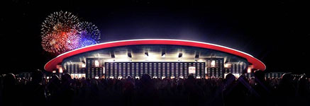 Стадион ФК Атлетико Мадрид. Изображение © estadiosdeespana