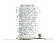 White Tree Tower. Фасад. Изображение: dezeen.com