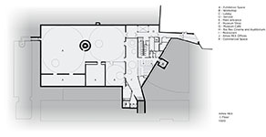 Художественный музей Амоса Андерсона. План. Изображение©jkmm