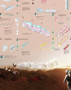 Концепция исследовательской базы на Марсе