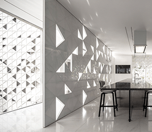 Анимированный фасад D3-house - игра света и тени от Pitsou Kedem Architects