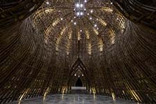 Бамбуковый павильон Vinpearl Phu Quoc. Естественная вентиляция воздуха. Фото © Hiroyuki Oki
