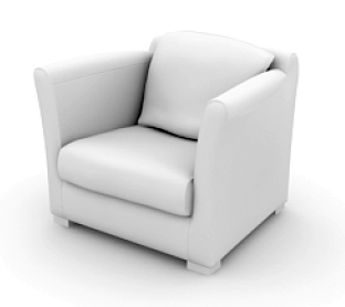 3d модель кресло