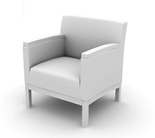 3d модель кресло