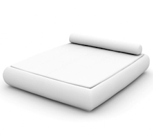 3d модель кровать