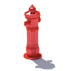 бесплатная 3d модель пожарный гидрант
