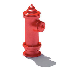 бесплатная 3d модель пожарный гидрант