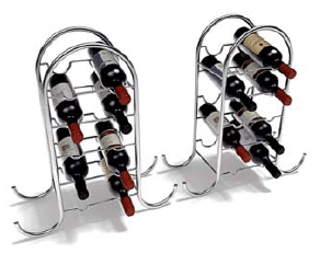 бесплатная 3d модель держатель для бутылок