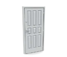бесплатная 3d модель дверь
