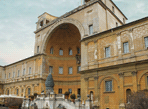 Двор Бельведер - двор папского дворца в Ватикане. Рим, Италия. Донато Браманте