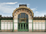 Йозеф Ольбрих ( JOSEPH OLBRICH ).  Станция Карлсплатц. Вена, Австрия (1898 г.) - проект под руководством Отто Вагнера