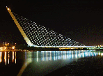 Alamillo bridge, Севилья, Испания (1987 - 1992), Сантьяго Калатрава