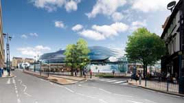 Birmingham New Street Station. Проект. Изображение - e-architect.co.uk