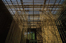 Бамбуковый отель от Кенго Кума для Великой Китайской стены. Фото © Satoshi Asakawa