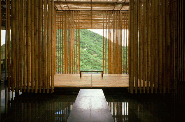 Бамбуковый отель от Кенго Кума для Великой Китайской стены