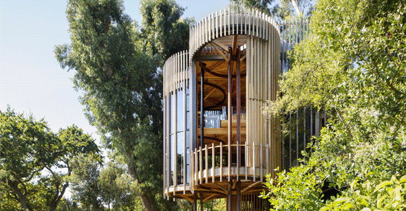 Paarman Tree House - современный подход к органической архитектуре