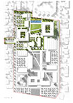 Студенческий кампус OLYMPE DE GOUGES RESIDENCE. Генплан. Фото © PPA architectures