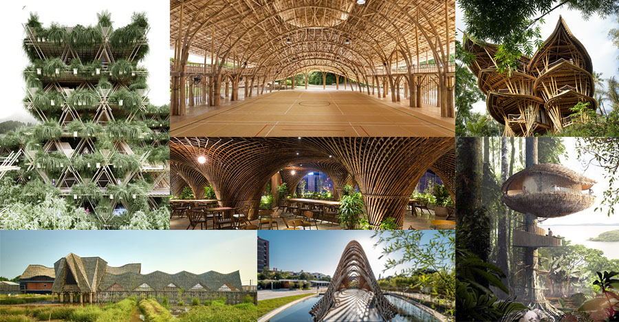 ТОП-10 оригинальных бамбуковых строений мира